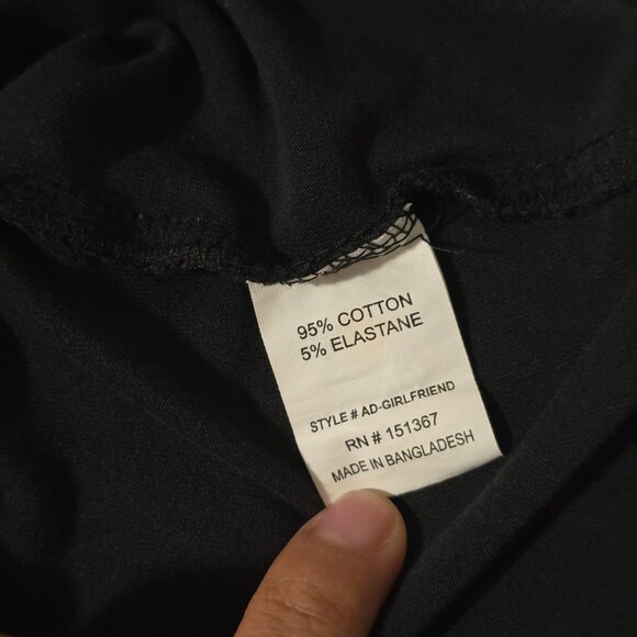 Urban Nation Black Babby Tee "World Best Ex Girlfriend" Size Small - Picture 5 of 5